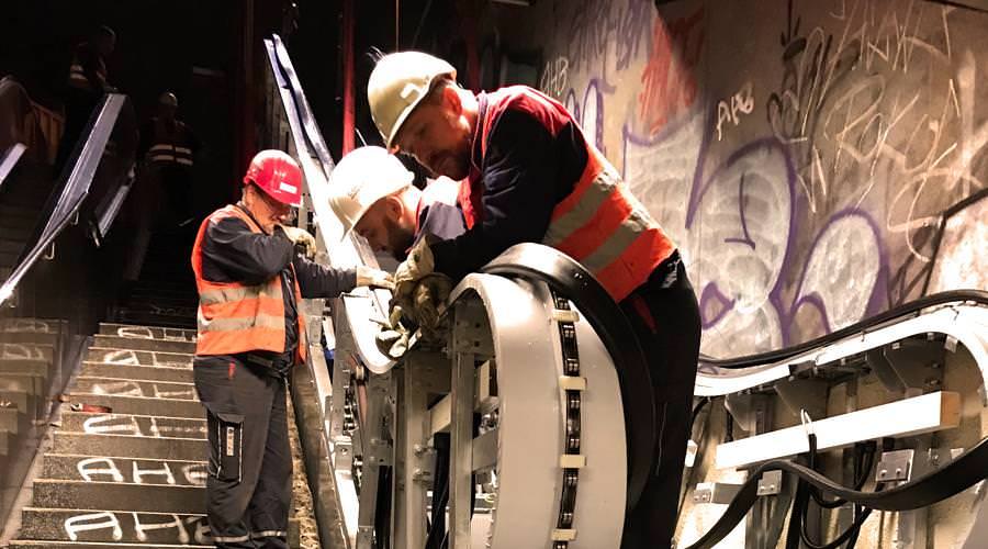 品牌實力鑄造歐洲經(jīng)典-德國科隆地鐵大高度公交型自動扶梯項目順利交付安裝