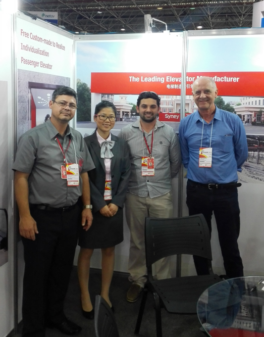 西尼電梯精彩亮相2016巴西國(guó)際電梯及配件展